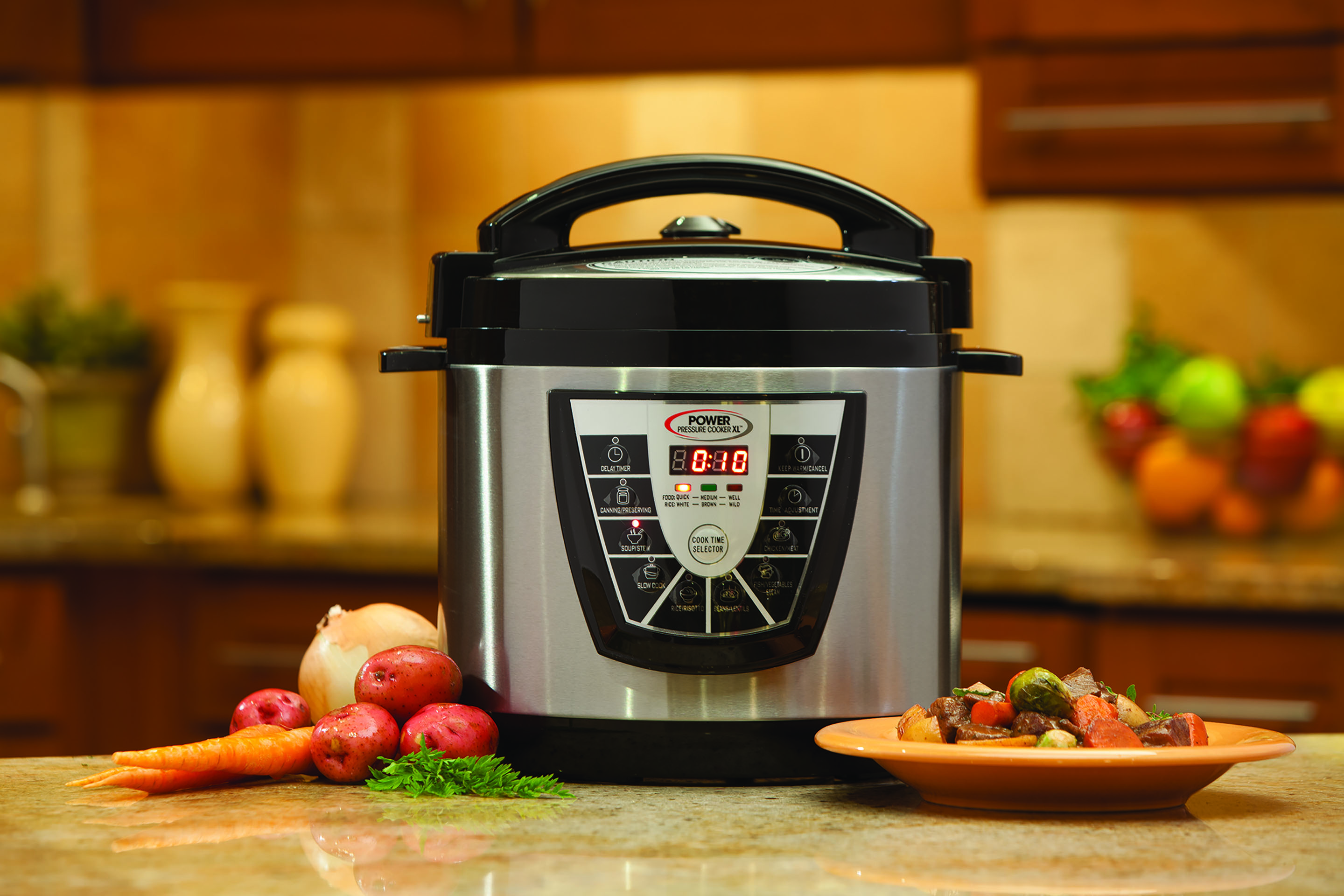 Power Pressure Cooker XL 6-Qt. Quart One Touch Cooking As Seen On TV PPC770  used